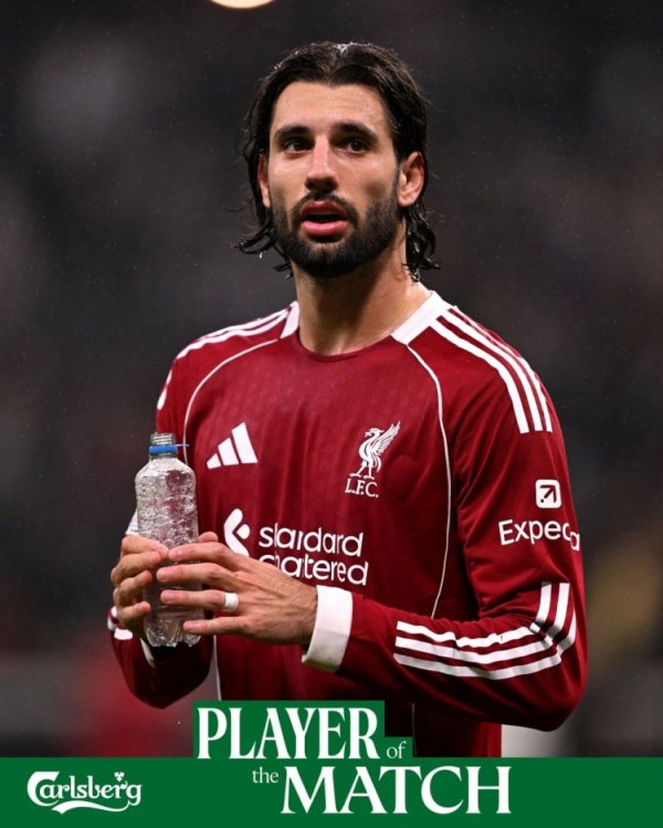 传射建功！索博斯洛伊当选本轮欧冠利物浦队内最佳球员